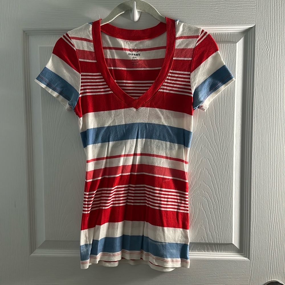 Old navy striped fitted tee